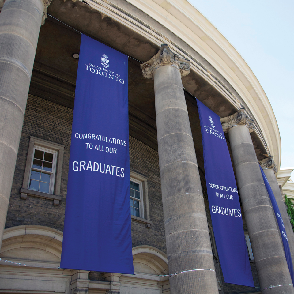 Convocation Hall banners