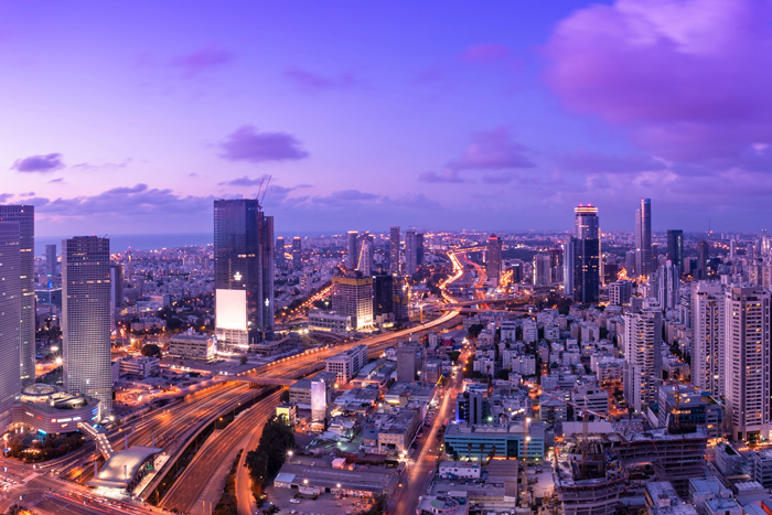 Tel Aviv, one of the cities you'll visit during the program
