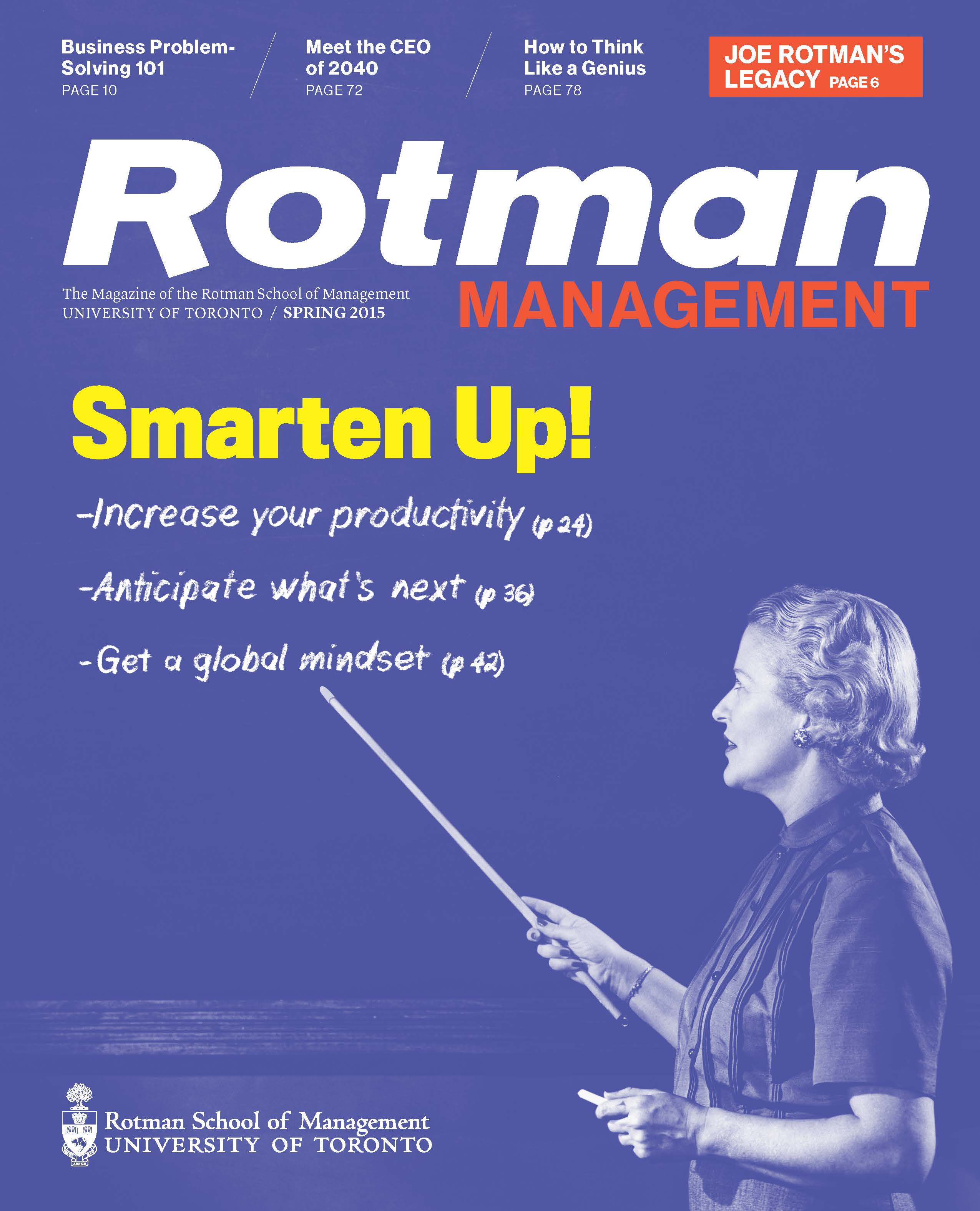 Rotman Management Spring 2015 Cover
