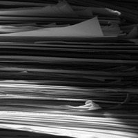 Placeholder image of a stack of papers