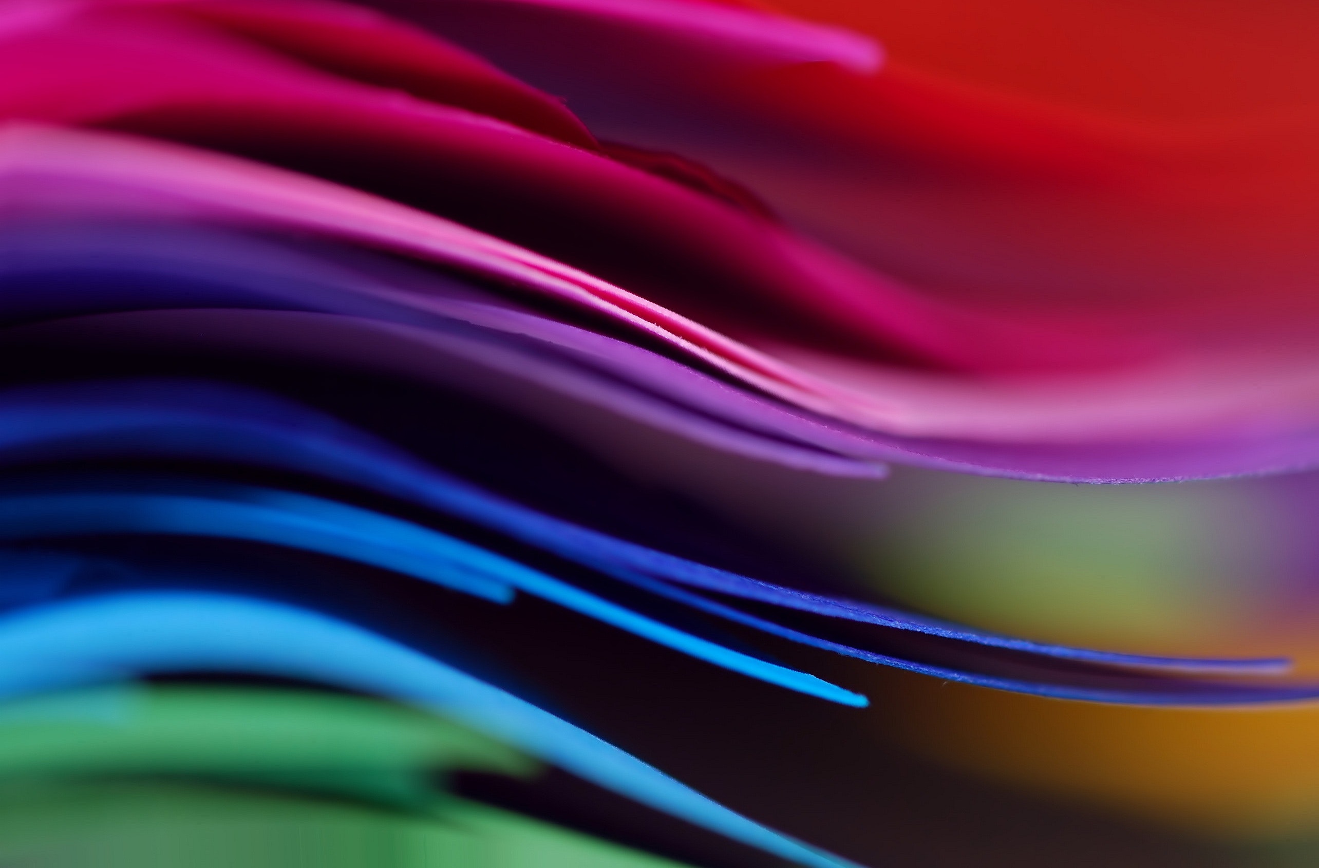 abstract image with colour of rainbow